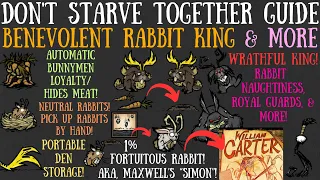 the benevolent rabbit king wrathful rabbit u0026 fortuitous rabbit dont starve together guide