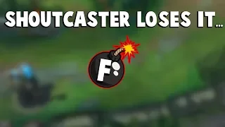 When Shoutcaster Completely  LOSES IT and DROPS THE F WORD... | Funny LoL Series #268