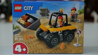 LEGO City 60450 Wheel Loader - LEGO Speed Build Review