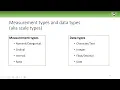 Data quality and preprocessing 2 Converting scales and types