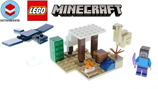 LEGO Minecraft 21251 Steve's Desert Expedition – LEGO Speed Build Review