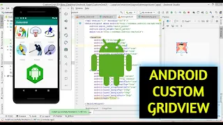 Custom GridView with Images and Text in Android How to develop app Android Tutorials