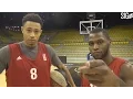 Erving Walker et AJ Slaughter trick shots challenge