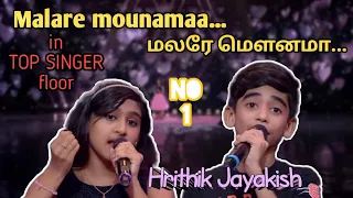 malare mounama hrithik jayakish top singer 