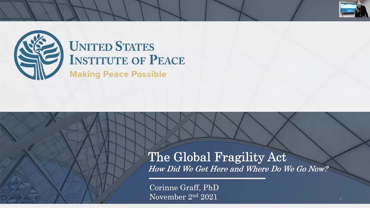 State Fragility, Violent Conflict, and the GFA with Corrine Graff | Security Past and Present