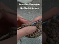 Invisible Decrease Stitch For Amigurumi or Stuffed Animals