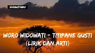 Download Titipane Gusti - Denny Caknan Cover Woro Widowati (Lirik dan Arti) MP3