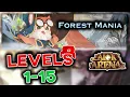 FOREST MANIA WALKTHROUGH - Stage 1-15 AFK ARENA
