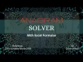 Anagram Solver with Excel Formulas