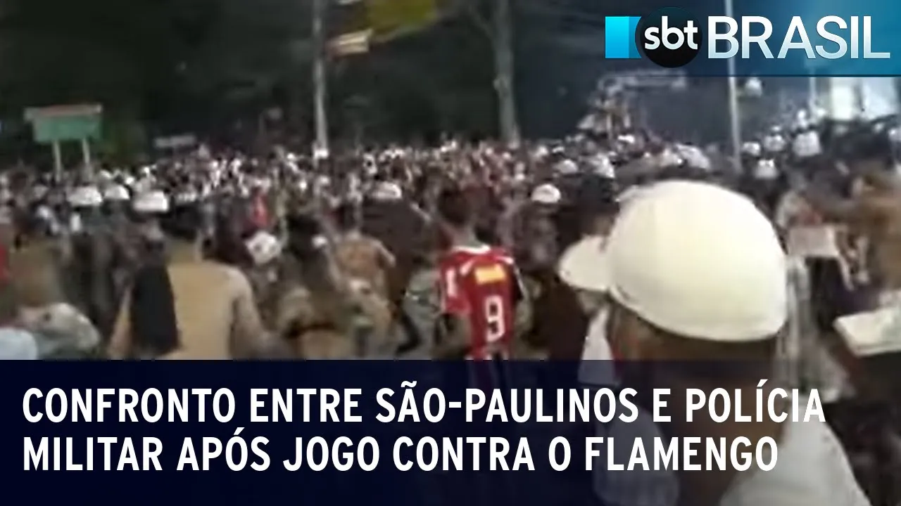 Torcedor morre nos arredores do estádio do Morumbi  | SBT Brasil (25/09/23)