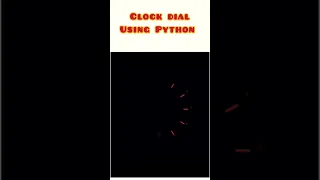 Clock Dial using Python Turtle
