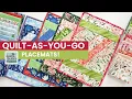 Quilt-As-You-Go Placemats Fast simple project that makes great gifts