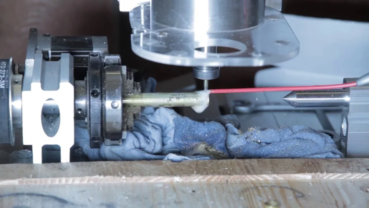 Making a slipring with the CNC6040 4th axis for a brushless gimbal with AS5048A encoder PART1