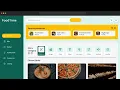 Responsive Online Food Delivery Services Website with HTML CSS and Javascript