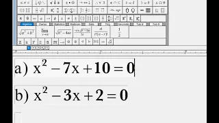 Solving the quadratic equation in MATLAB