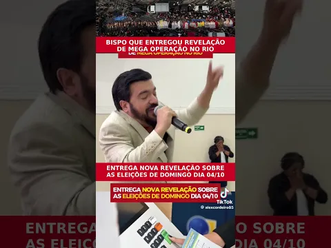 OREM PELO BRASIL! OLHA O QUE DEUS MOSTROU PARA ESSE PASTOR SOBRE AS ELEIÇÕES DE 2026.