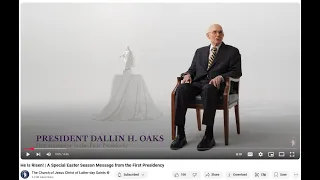 President Oaks' Easter Message
