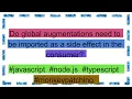 Do global augmentations need to be imported as a side effect in the consumer