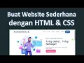 Tutorial Membuat Website Sederhana dengan HTML dan CSS Lengkap dan Mudah bagi Pemula