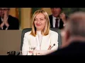 Download Lagu Giorgia Meloni caught giving ‘eye roll of the century’ to Emmanuel Macron