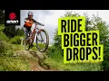 How To Ride Drop-Offs On Your Mountain Bike Beginner MTB Skills