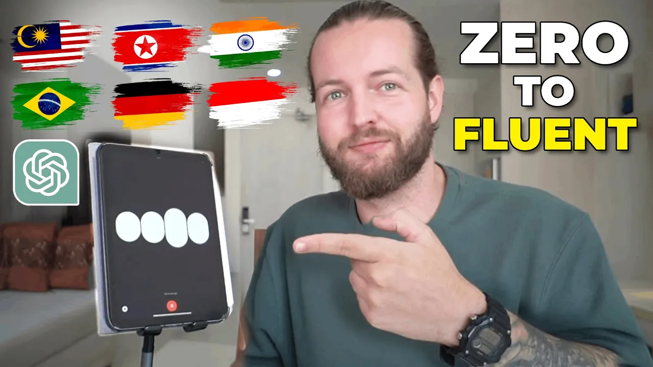 Outline Video How To Learn ANY Language With These ChatGPT Prompts