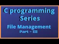 File management in C Part 3