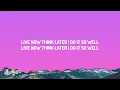 Tate McRae - think later (Lyrics)