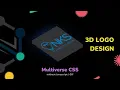 Tutorial 3D Logo Design Multiverse CSS without Javascript GIF SUNNY