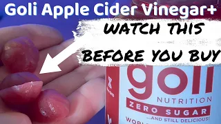 Showing the FEATURES INGREDIENTS of Goli Apple Cider Vinegar Gummies Supplement PRODUCT REVIEW