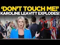 karoline Leavitt LIVE | ‘She Slapped!’ Karoline Leavitt’s Explosive Moment Caught LIVE | White House