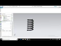 Assembly of Helical spring in Unigraphics NX11
