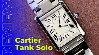 Cartier Tank Solo Hands On Luxury