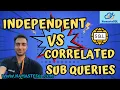 Independent vs Correlated Subquery Advanced SQL Tutorial For Beginners