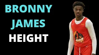 Bronny James Height How Tall is the son of Lebron James