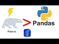 Faster than Pandas with Rust based Polars Python Pandas Polars