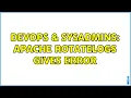 DevOps SysAdmins Apache rotatelogs gives error 3 Solutions