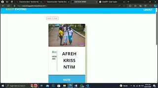 Voting System with django
