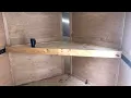 DIY v-nose trailer using e-track