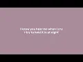 Ariana Grande - ghostin (Lyrics)