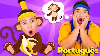 Canção Quebra Cabeça de Animais | Canções Divertidas para Crianças | Babanana Português