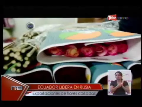 Ecuador lidera en Rusia exportaciones de flores cortadas