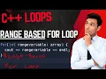 Range-Based for loop v s regular for loop in C