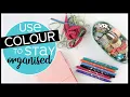Color Coding Planner Ideas to Stay Organized Washi Pens Ribbons and More