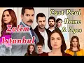 Zalim Istanbul Drama Cast Real Names and ages Zalim Istanbul cast names Turkish Drama