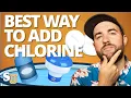 How to Add CHLORINE to Your POOL Tablets Granules Liquid
