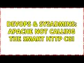 DevOps SysAdmins Apache not calling the Smart HTTP CGI