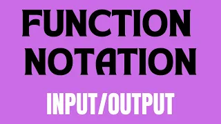 Function Notation