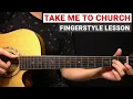 Download Lagu Hozier - Take Me To Church | Fingerstyle Guitar Lesson (Tutorial) How to Play