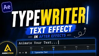 Typewriter Text Effect in After Effects Beginner Tutorial